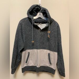 Men's Gray Hoodie Sweatshirt